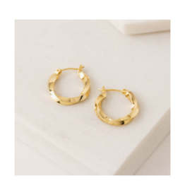 Lover's Tempo Emma Hoop Earrings Gold by Lover's Tempo