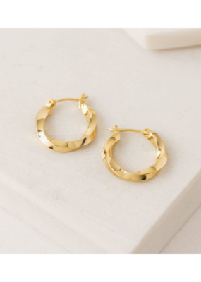 Lover's Tempo Emma Hoop Earrings Gold by Lover's Tempo
