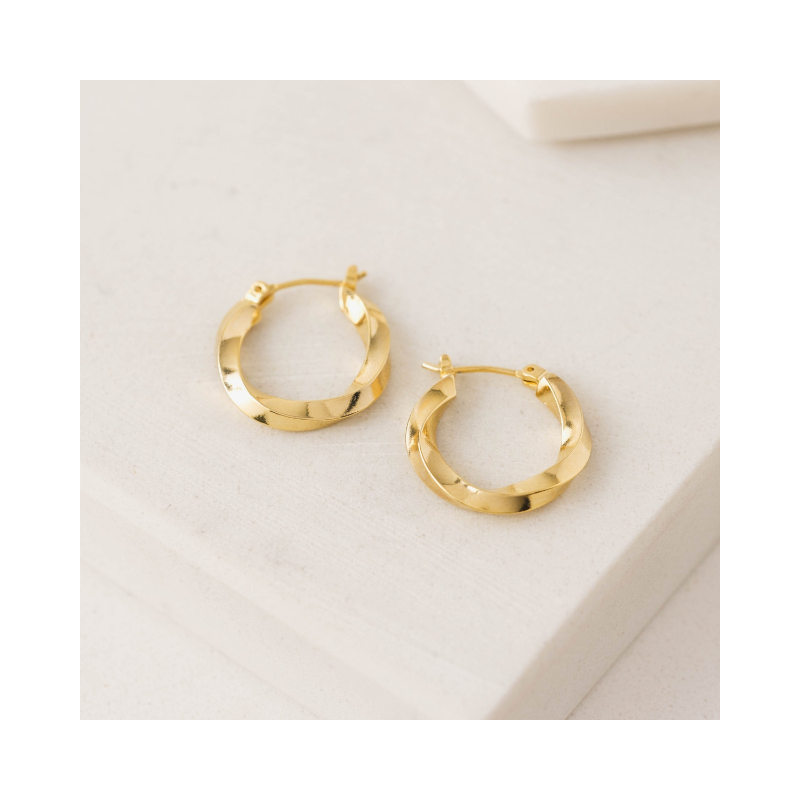 ER HOOP EARRING Gold emma ピアス lovers-tempo-emma-hoop-