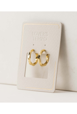 Lover's Tempo Emma Hoop Earrings Gold by Lover's Tempo