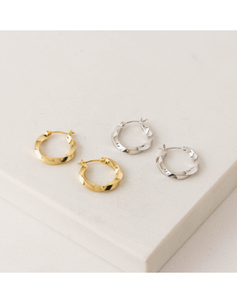 Lover's Tempo Emma Hoop Earrings Gold by Lover's Tempo