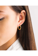Lover's Tempo Emma Hoop Earrings Gold by Lover's Tempo