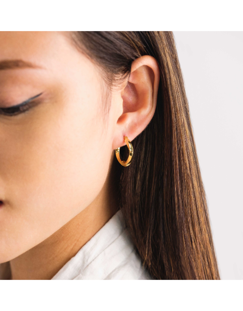 Lover's Tempo Emma Hoop Earrings Gold by Lover's Tempo