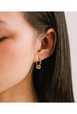 Lover's Tempo Waterproof Prism Earrings Gold by Lover's Tempo
