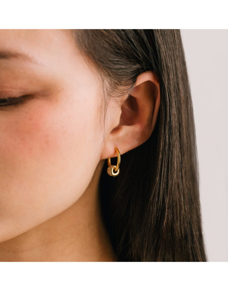 Lover's Tempo Waterproof Prism Earrings Gold by Lover's Tempo