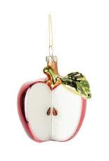 Blown Glass Apple Ornament