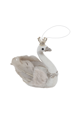 White Swan Ornament