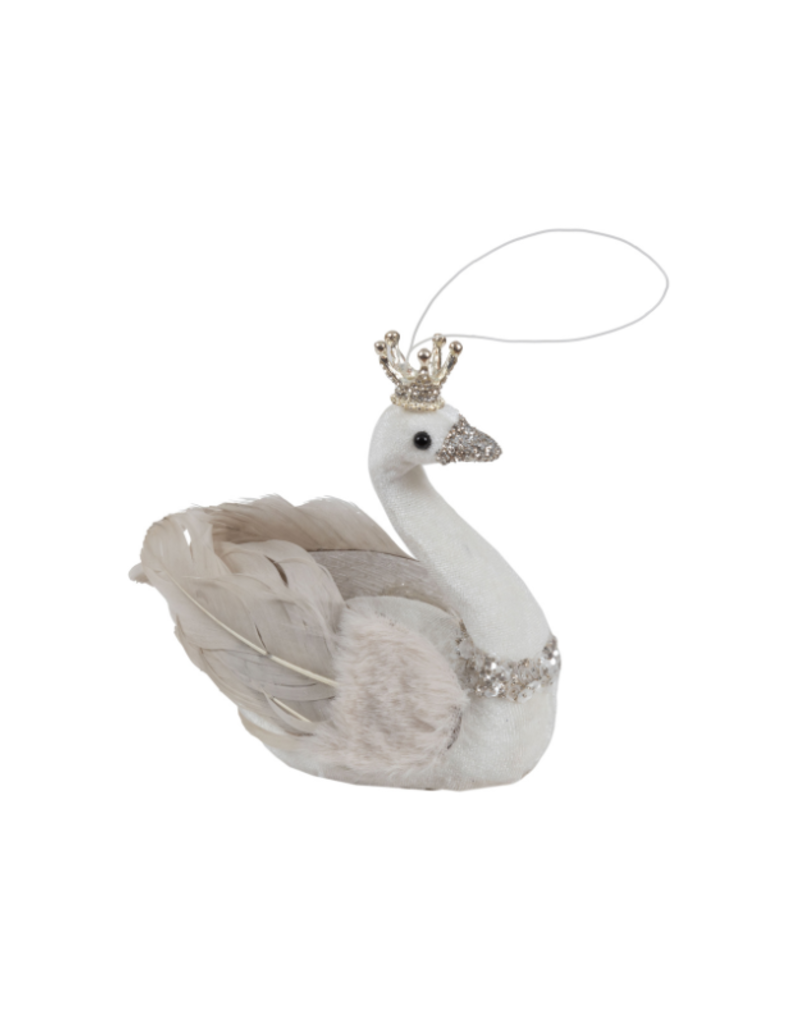 White Swan Ornament