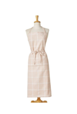 Check Slub Apron in Blush