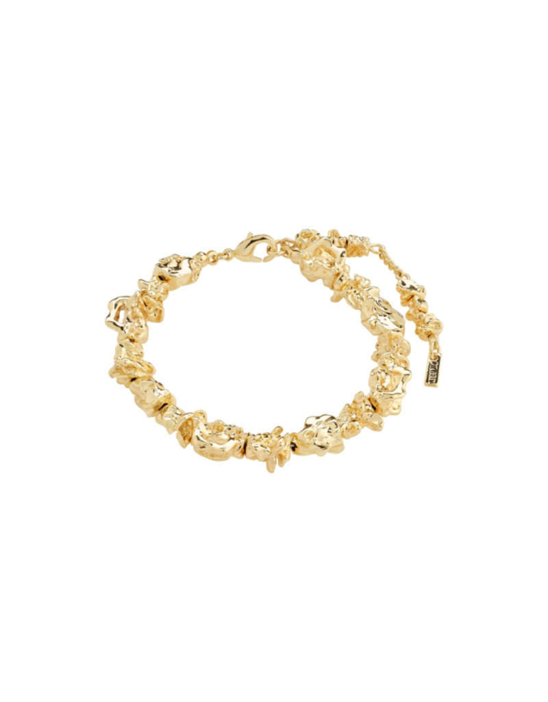 PILGRIM ACT Recycled Bracelet in Gold by Pilgrim