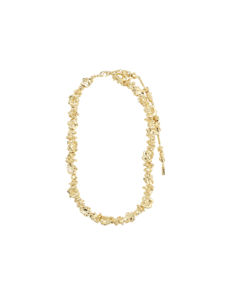 PILGRIM ACT Recycled Necklace in Gold by Pilgrim