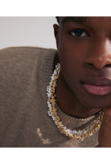 PILGRIM ACT Recycled Necklace in Gold by Pilgrim