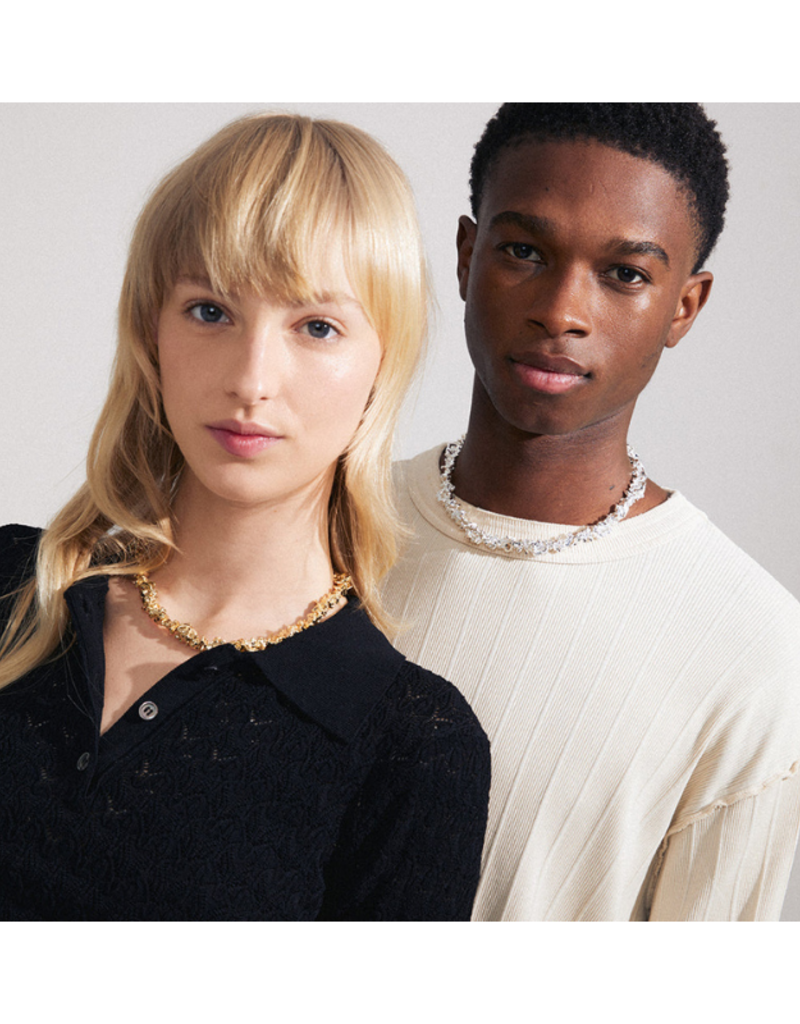 PILGRIM ACT Recycled Necklace in Gold by Pilgrim