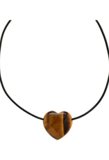 PILGRIM STAY Tiger Eye Necklace Silver-Plated by Pilgrim