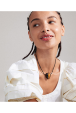 PILGRIM STAY Tiger Eye Necklace Silver-Plated by Pilgrim