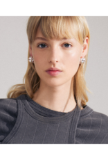 PILGRIM STAY Hoop Earrings Silver-Plated by Pilgrim