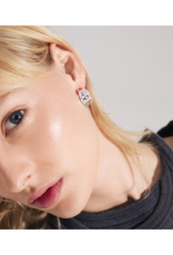 PILGRIM STAY Hoop Earrings Silver-Plated by Pilgrim