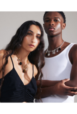 PILGRIM Charm Chain Necklace Gold by Pilgrim