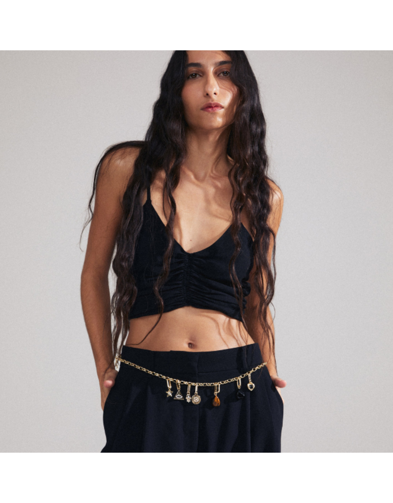 PILGRIM Charm Chain Necklace Gold by Pilgrim