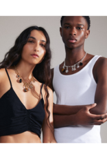 PILGRIM Charm Chain Necklace Gold by Pilgrim