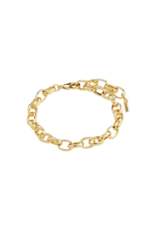 PILGRIM Charm Chain Bracelet Gold by Pilgrim