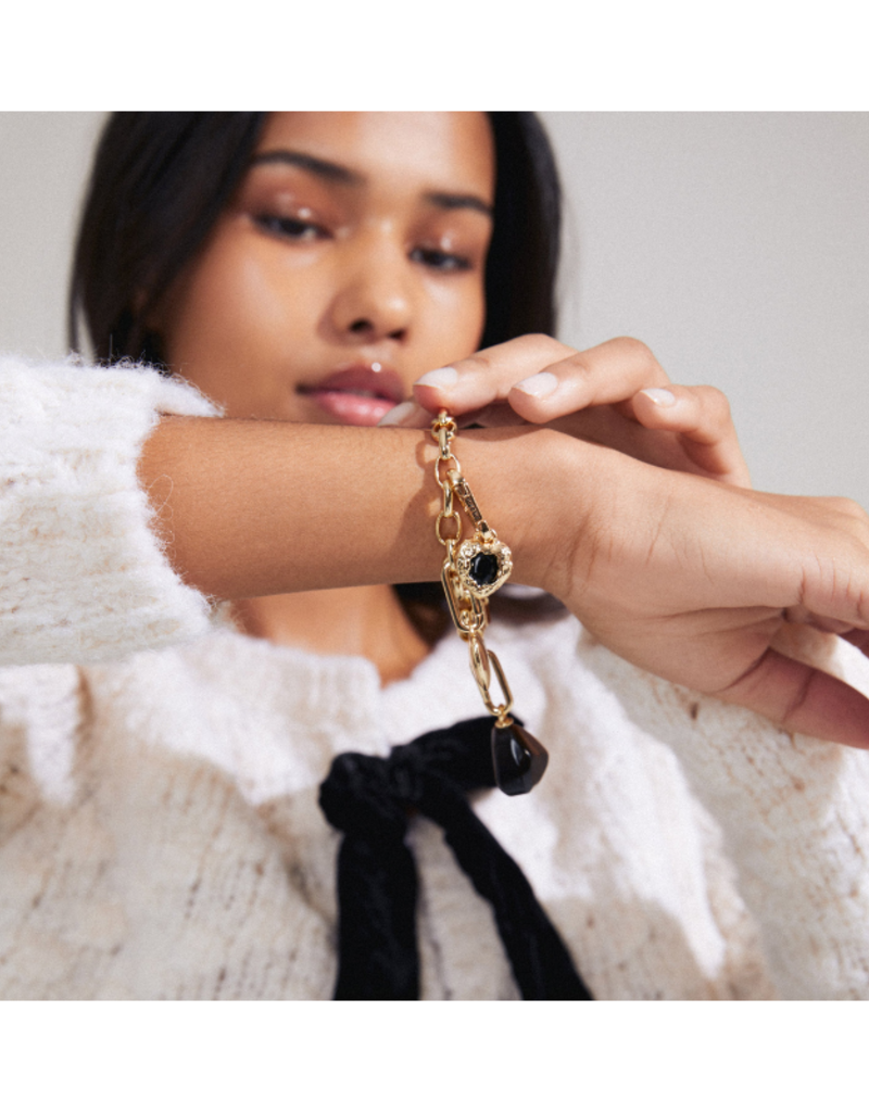 PILGRIM Charm Chain Bracelet Gold by Pilgrim