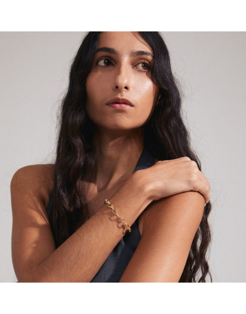 PILGRIM Charm Chain Bracelet Gold by Pilgrim