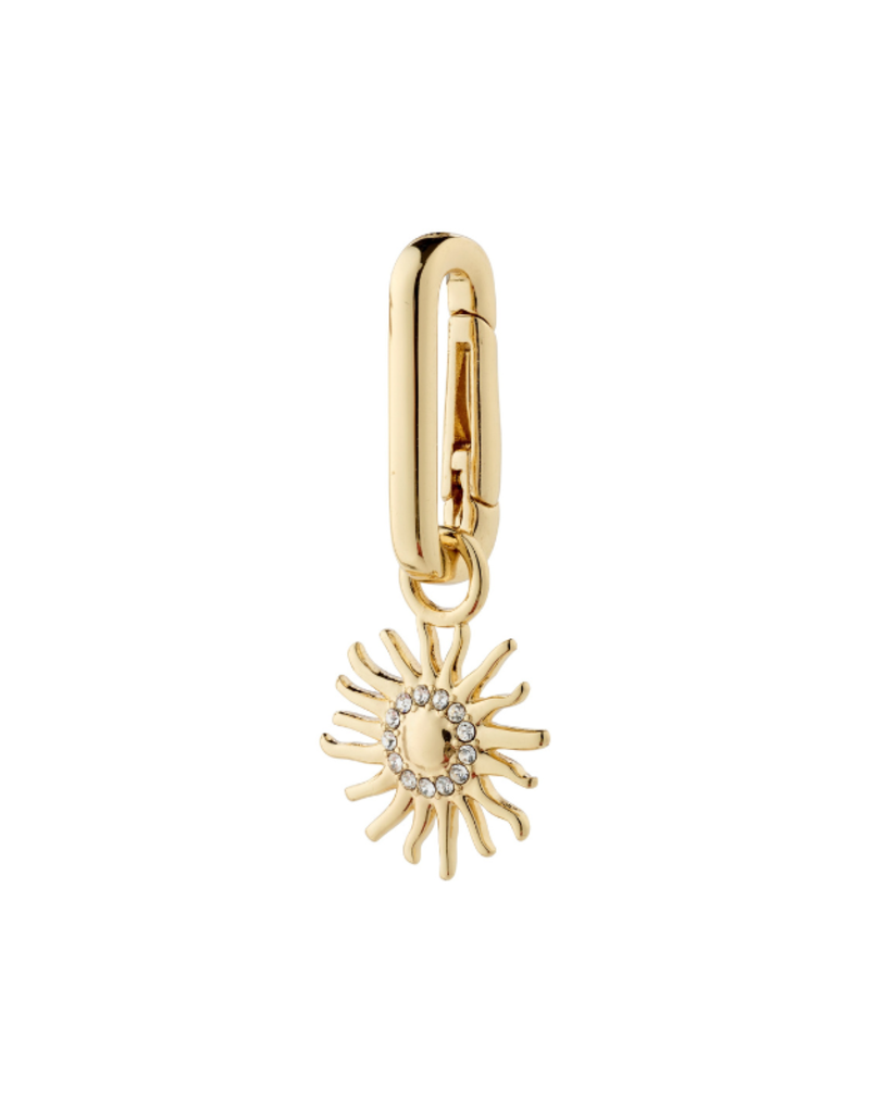 PILGRIM Sun Charm in Gold by Pilgrim
