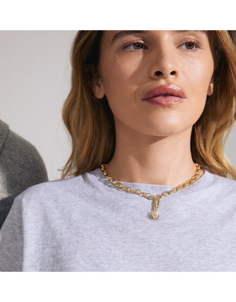 PILGRIM Sun Charm in Gold by Pilgrim
