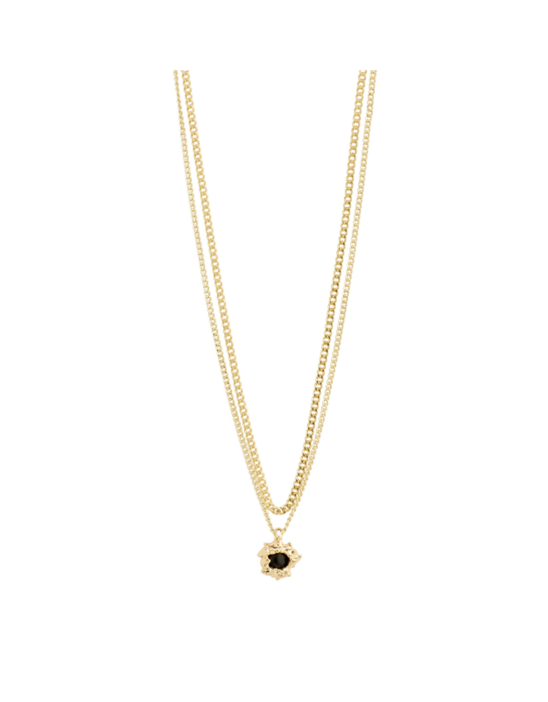PILGRIM ACT 2-in-1 Set Necklace Gold-Plated by Pilgrim