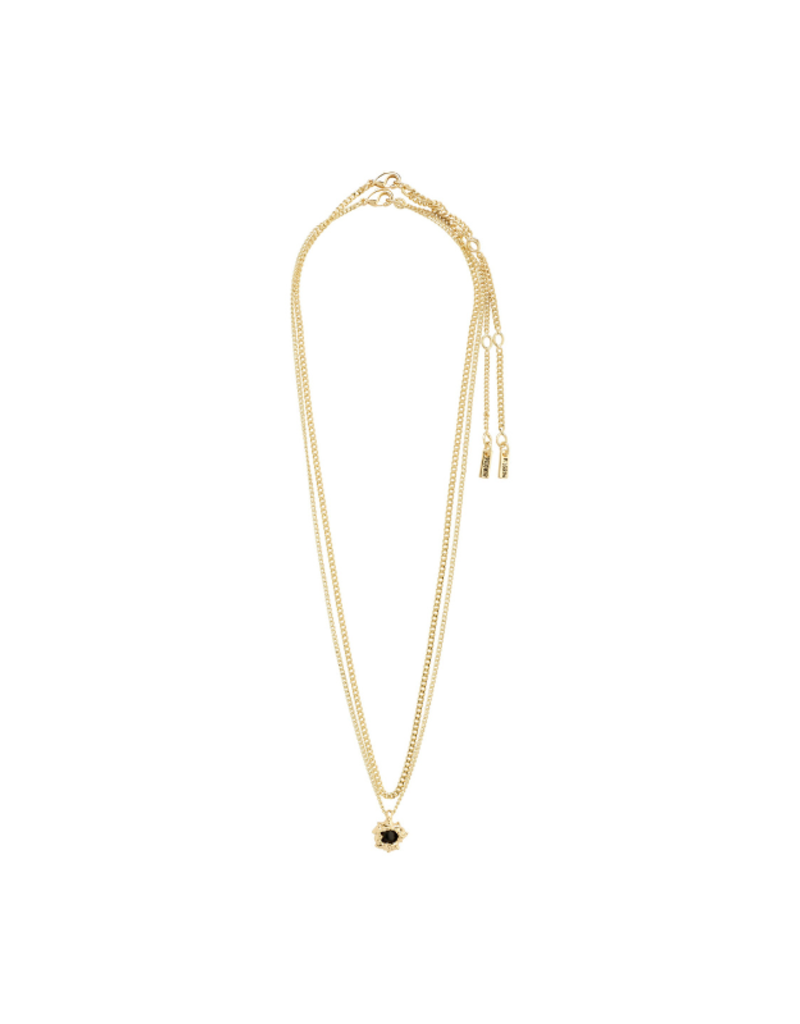 PILGRIM ACT 2-in-1 Set Necklace Gold-Plated by Pilgrim