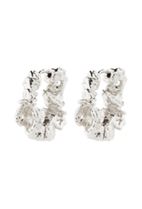 PILGRIM ACT Hoop Earrings Silver-Plated by Pilgrim