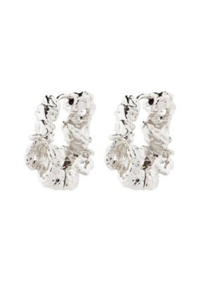 PILGRIM ACT Hoop Earrings Silver-Plated by Pilgrim