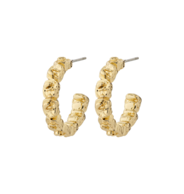 PILGRIM Scottie Hoop Earrings Gold-Plated by Pilgrim