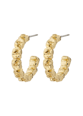 PILGRIM Scottie Hoop Earrings Gold-Plated by Pilgrim