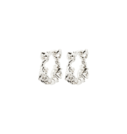 PILGRIM Trust Hoop Earrings Silver-Plated by Pilgrim