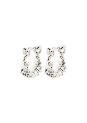 PILGRIM Trust Hoop Earrings Silver-Plated by Pilgrim