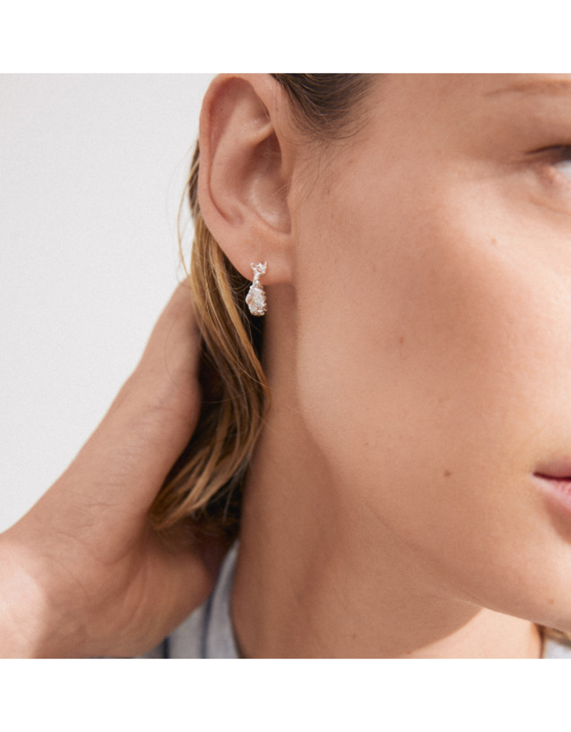 PILGRIM Trust Hoop Earrings Silver-Plated by Pilgrim