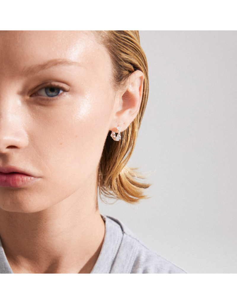 PILGRIM Trust Hoop Earrings Silver-Plated by Pilgrim