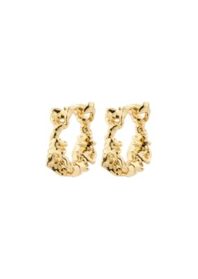 PILGRIM Trust Hoop Earrings Gold-Plated by Pilgrim