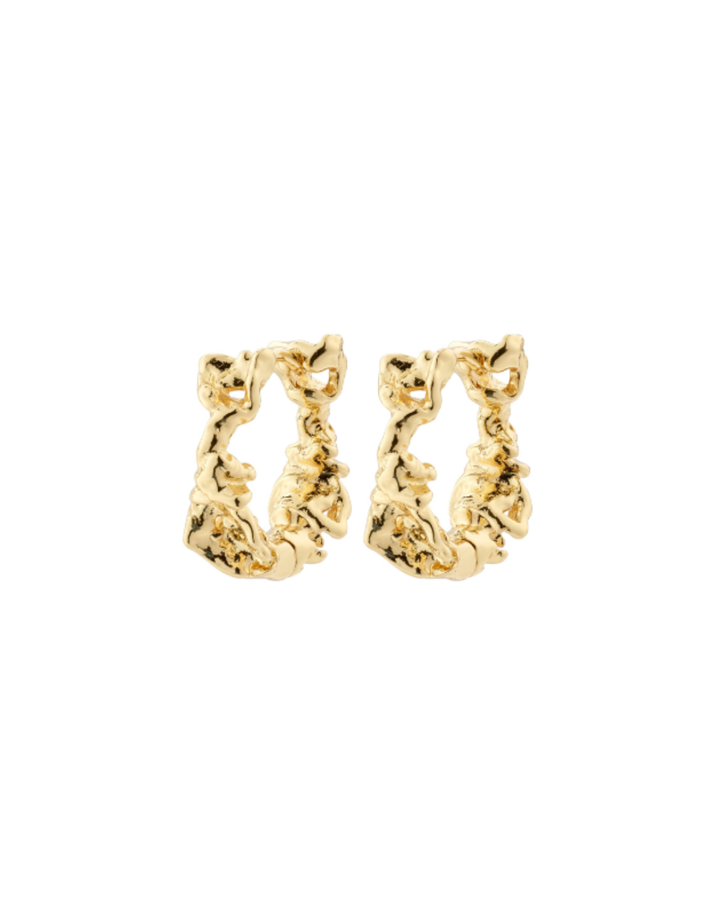 PILGRIM Trust Hoop Earrings Gold-Plated by Pilgrim
