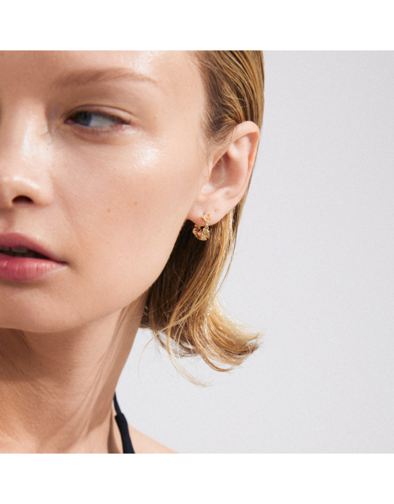 PILGRIM Trust Hoop Earrings Gold-Plated by Pilgrim