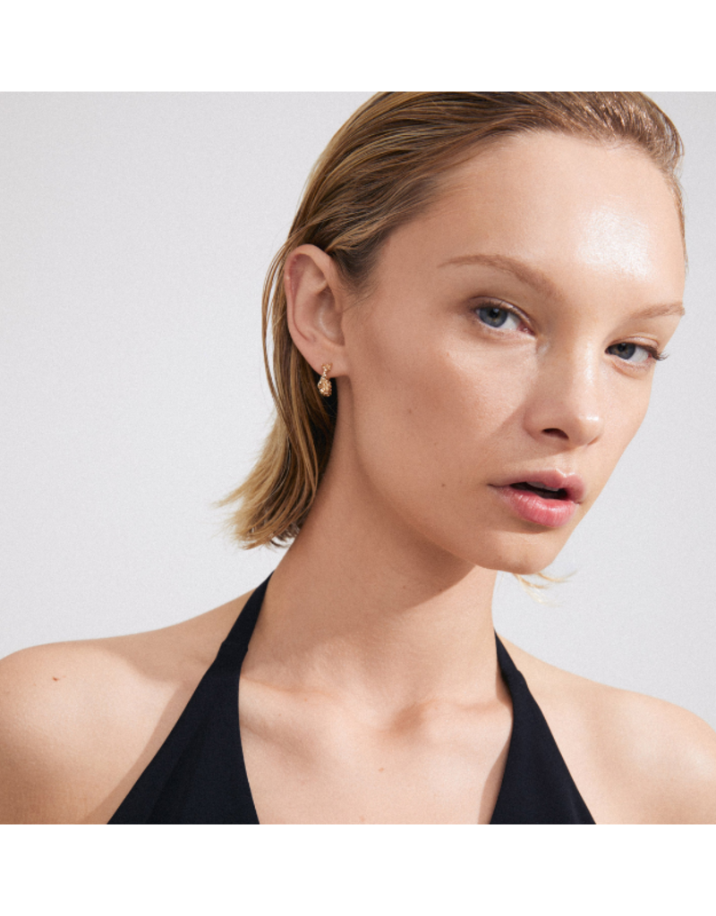PILGRIM Trust Hoop Earrings Gold-Plated by Pilgrim