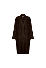 Saint Tropez Gela Long Cardigan in Dark Oak by Saint Tropez