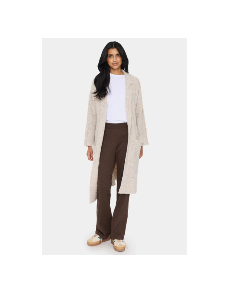 Saint Tropez LAST ONE - XS -Gela Long Cardigan in Grey Morn by Saint Tropez
