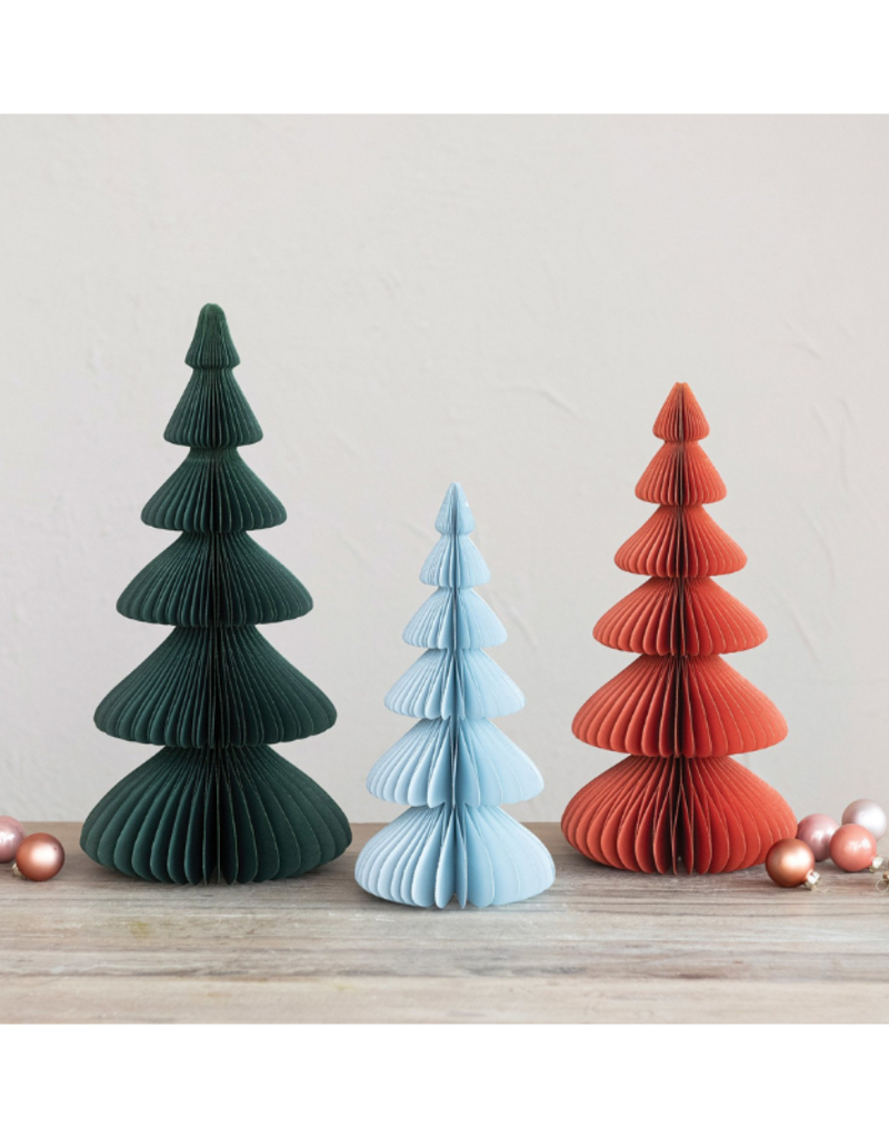 Creative Co-Op Rust Round Paper Folding Tree