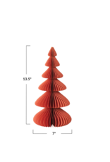 Creative Co-Op Rust Round Paper Folding Tree