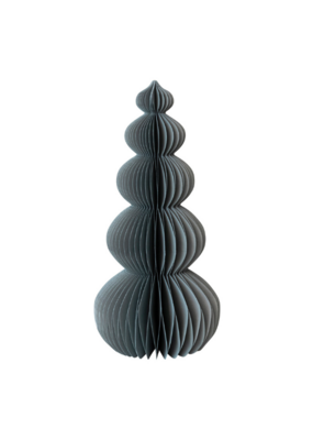 Creative Co-Op Blue Grey Honeycomb Paper Tree