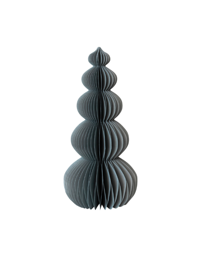 Creative Co-Op Blue Grey Honeycomb Paper Tree