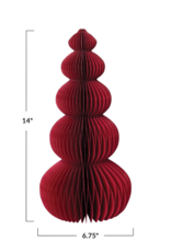 Creative Co-Op Honeycomb Paper Tree